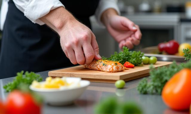 Clase de cocina gourmet con chef español