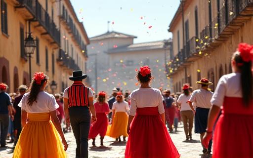 Festival tradicional español